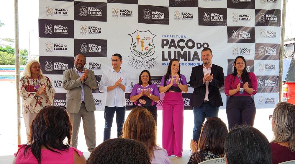 Rodrigo Lago participa do encerramento da campanha ‘Março Lilás’ em Paço do Lumiar