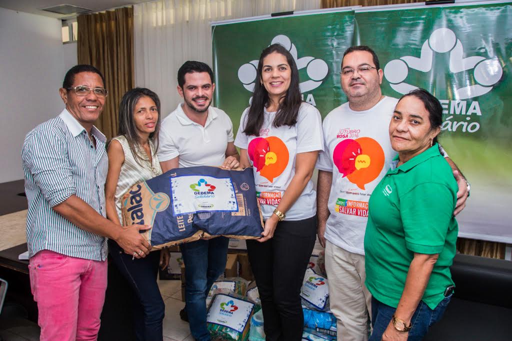 Gedema faz entrega de donativos para o Educandário Santo Antônio