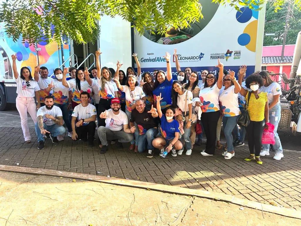 Deputado Leonardo Sá e parceiros realizam ação social em Pinheiro