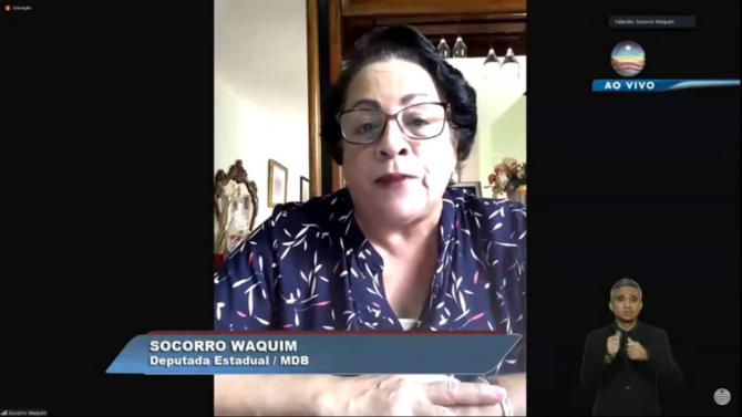 Socorro Waquim pede intensificação de campanha pela segunda dose de vacina contra Covid 