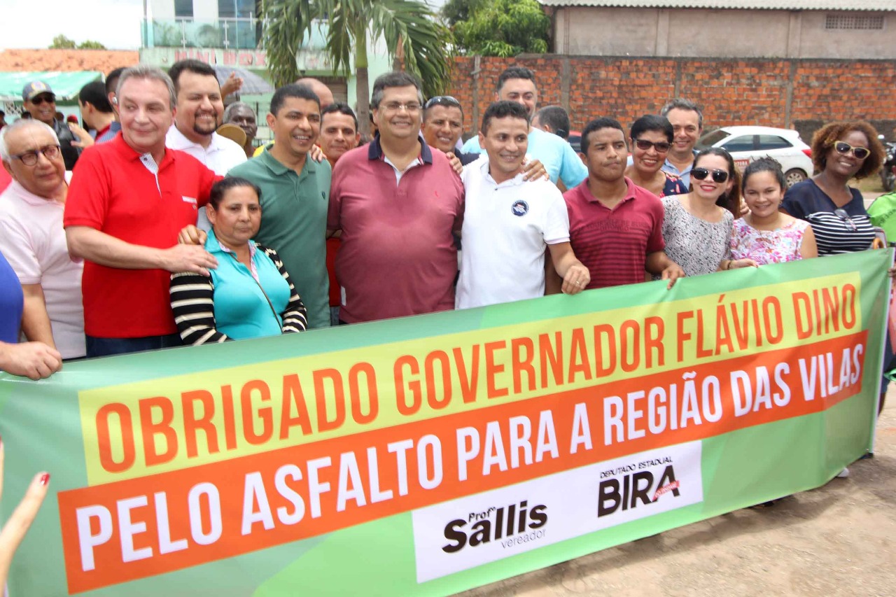 Bira do Pindaré participa do anúncio das obras de asfalto na região das Vilas