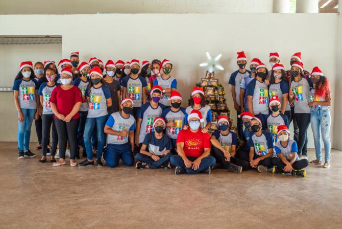 Gedema realiza Festa de Natal para os alunos do Programa Sol Nascente