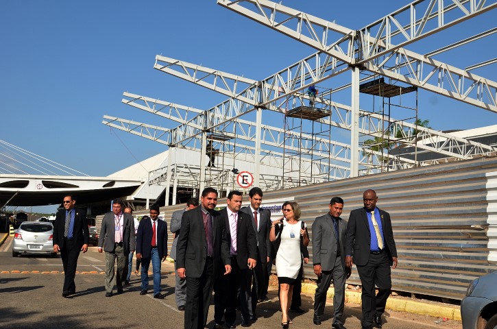 Deputados vistoriam obras no Aeroporto Internacional Marechal Hugo da Cunha Machado