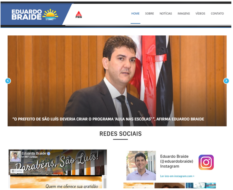 Deputado Eduardo Braide lança site priorizando participação popular