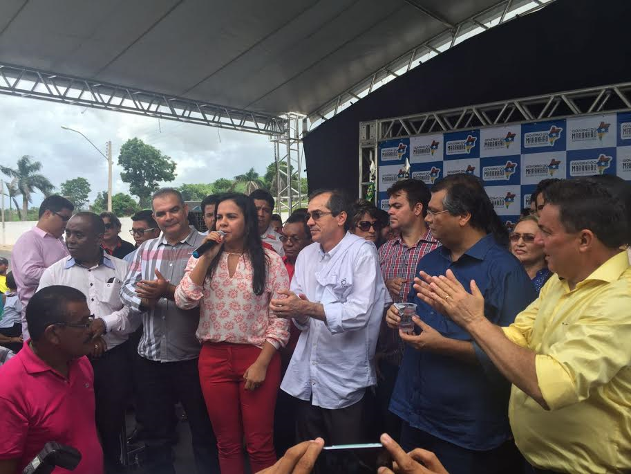 Em Tuntum, Ana do Gás comemora inauguração de Centro de Imagem