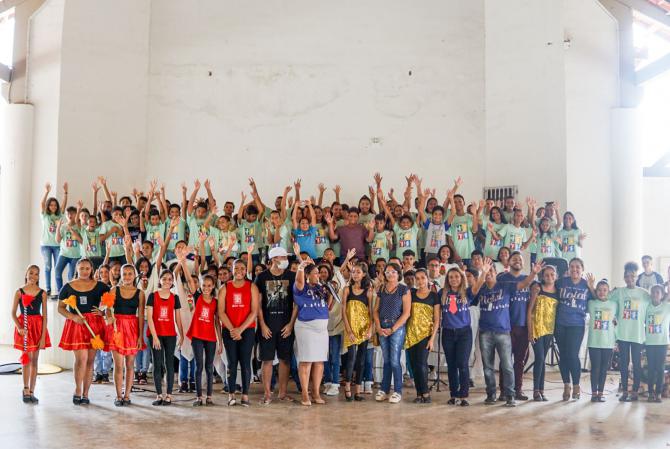 Gedema promove festa de confraternização natalina para alunos do ‘Programa Sol Nascente