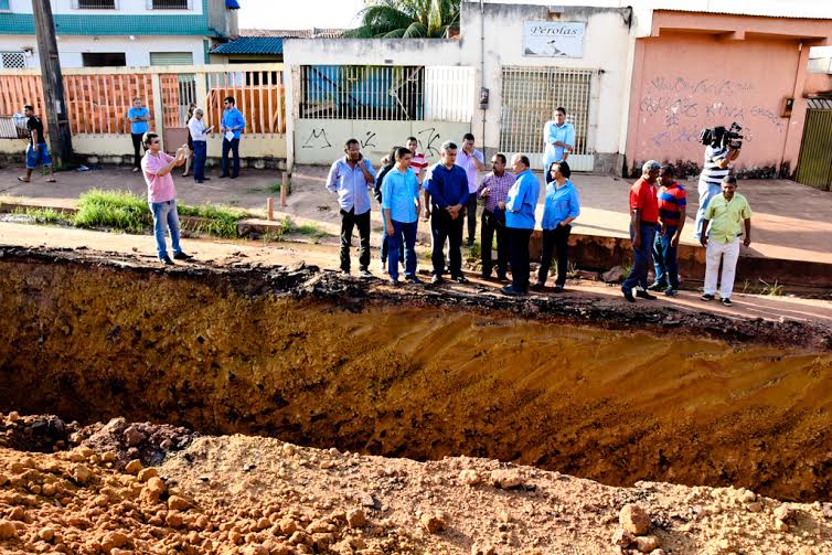 Bira visita canteiro de obras do Governo na Região dos Parques de São Luís, Ribamar e Paço do Lumiar