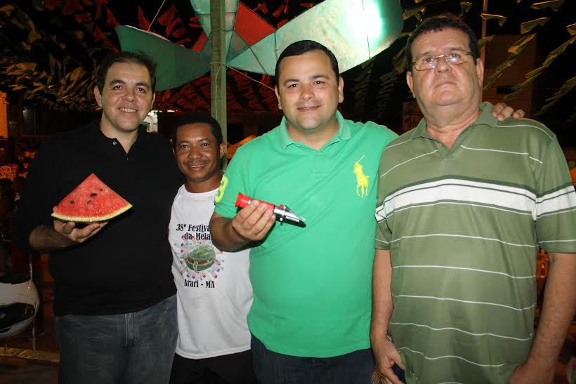 Deputado Vinicius Louro participa da Festa da Melancia no município de Arari