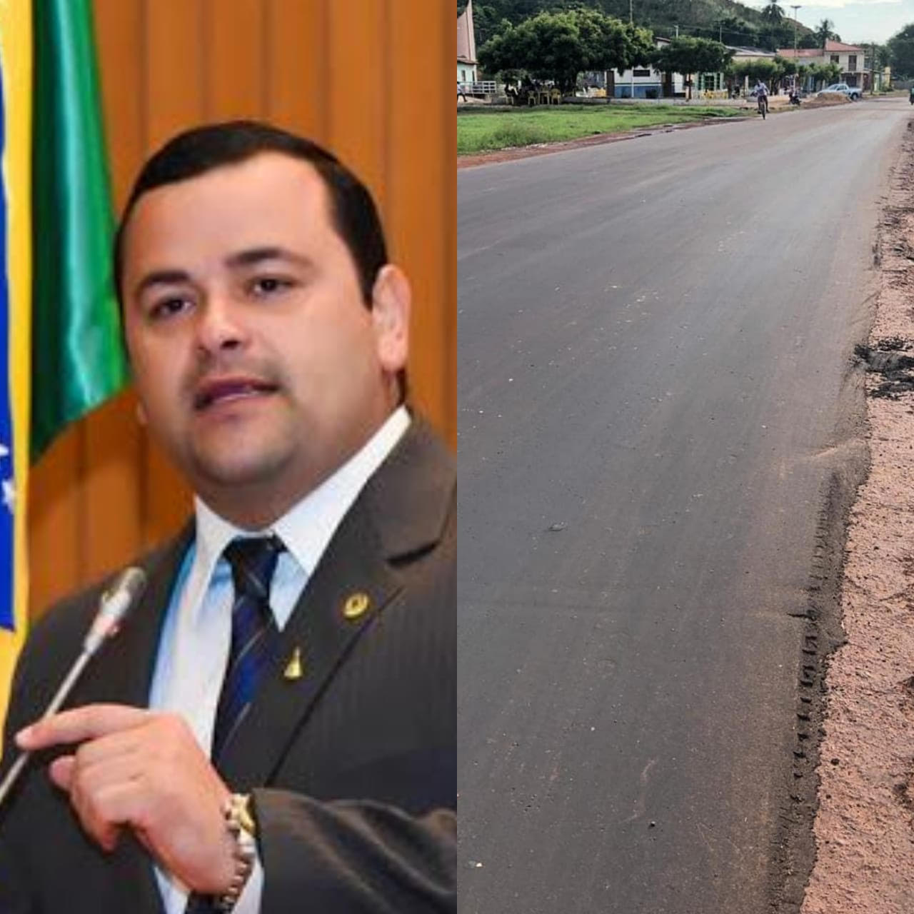 Após solicitar asfalto para o Povoado Independência, governo atende pedido de Vinicius Louro