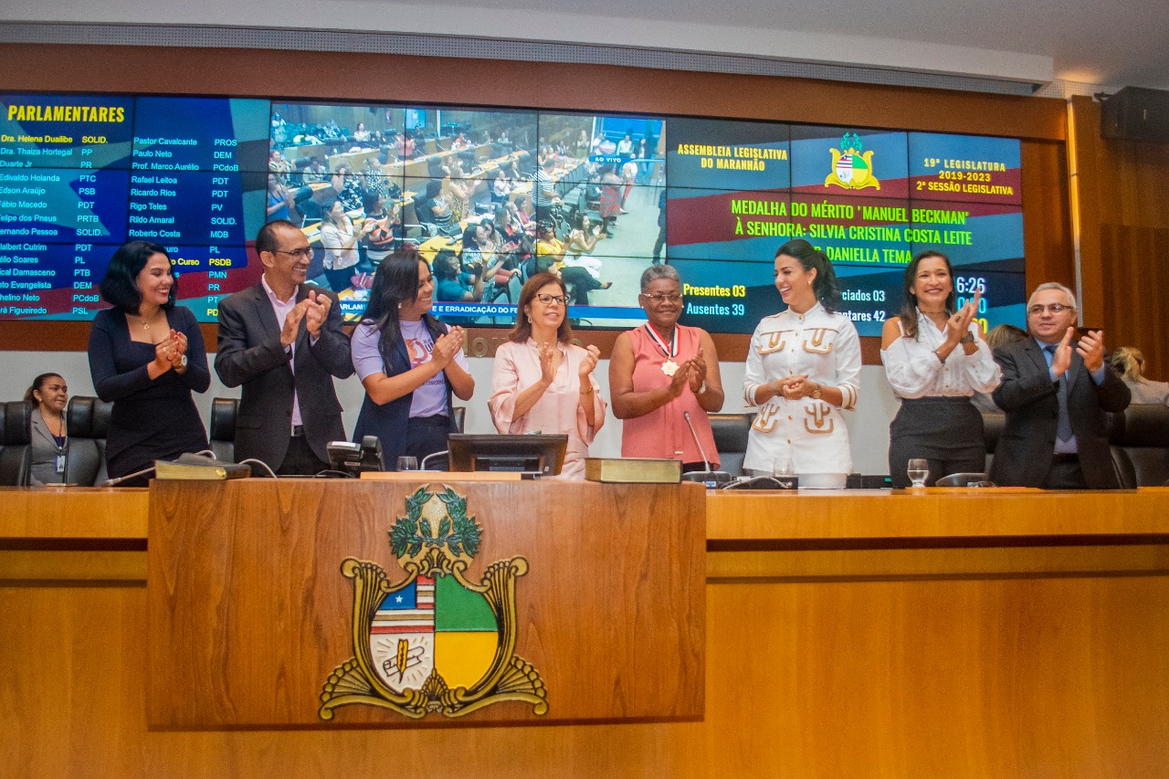 Assembleia Legislativa concede Medalha Manuel Beckman à ativista social Sílvia Leite