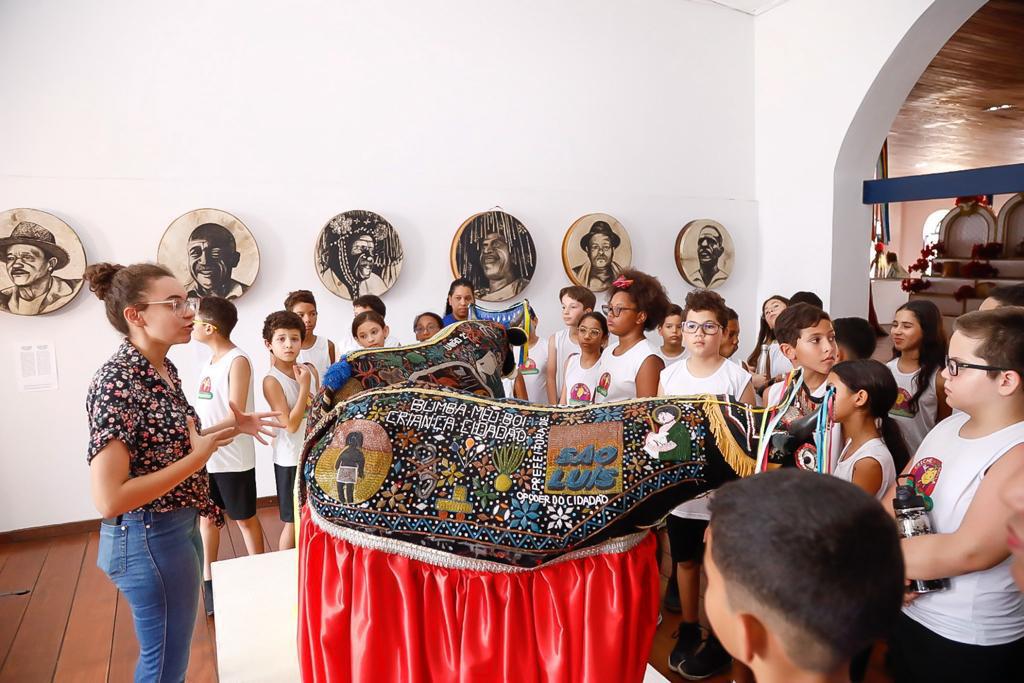 Alunos da Creche-Escola Sementinha visitam Museu do Reggae e Casa do Maranhão, na Praia Grande