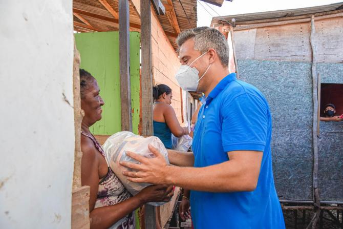 Neto Evangelista inicia ações de apoio às famílias vulneráveis afetadas pela pandemia