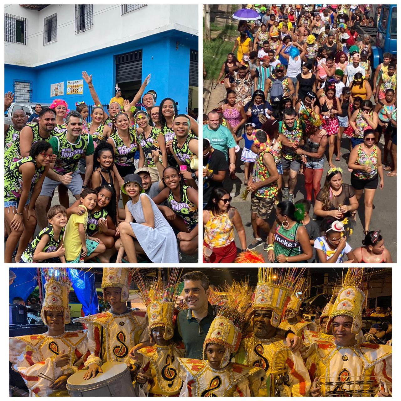 Adriano prestigia e apoia o Carnaval de rua em bairros de São Luís