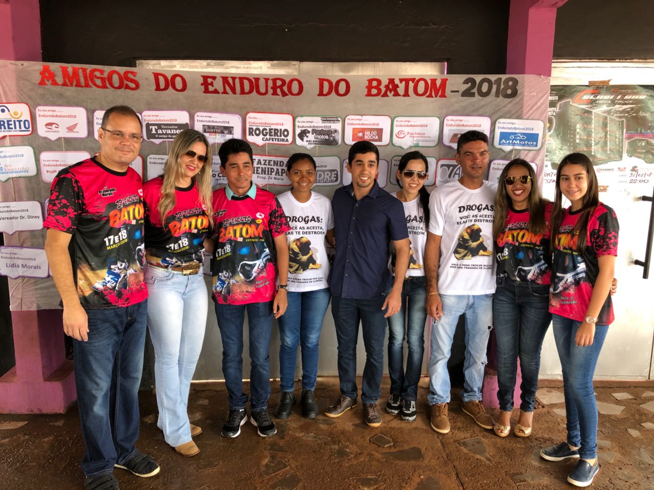 Deputado Rogério Cafeteira marca presença no “Enduro do Batom” em Estreito
