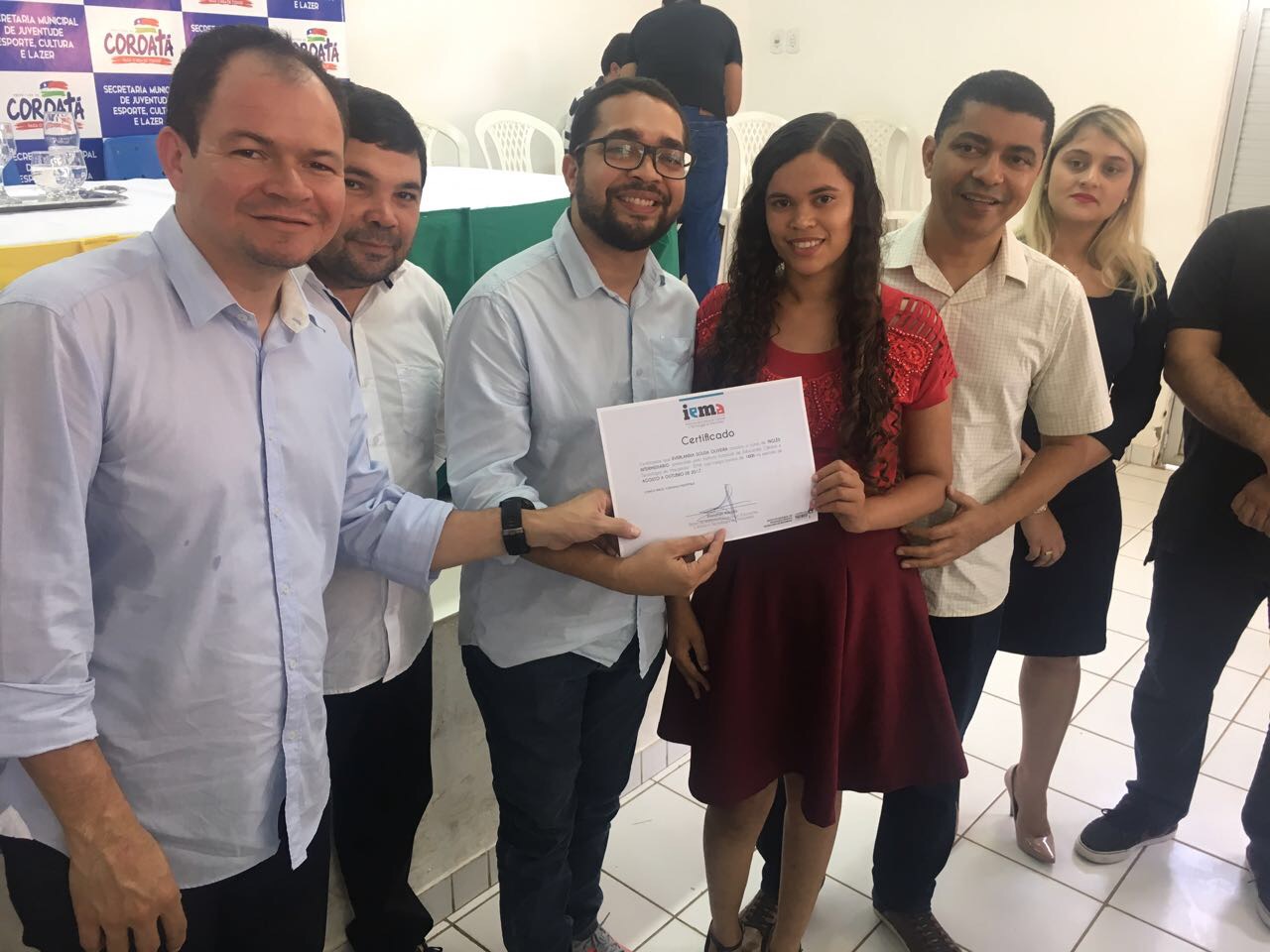Em Coroatá, Rafael Leitoa participa da certificação de alunos do IEMA