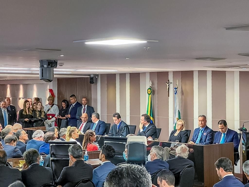 Solenidade de posse do novo presidente do Tribunal de Contas da União, Bruno Dantas, em Brasília