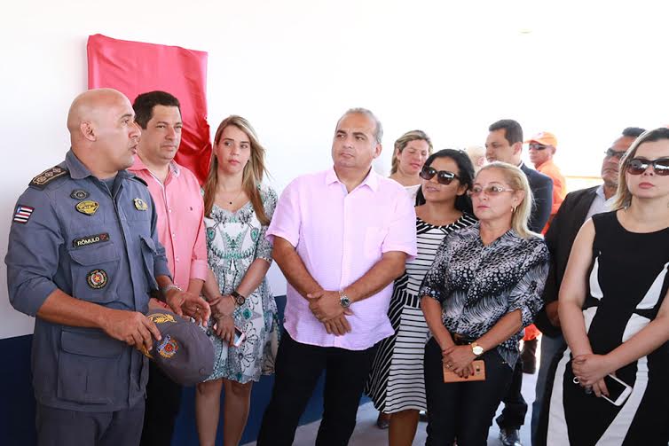 Fábio Braga prestigia inauguração de posto policial e serviços públicos Itapecuru-Mirim   