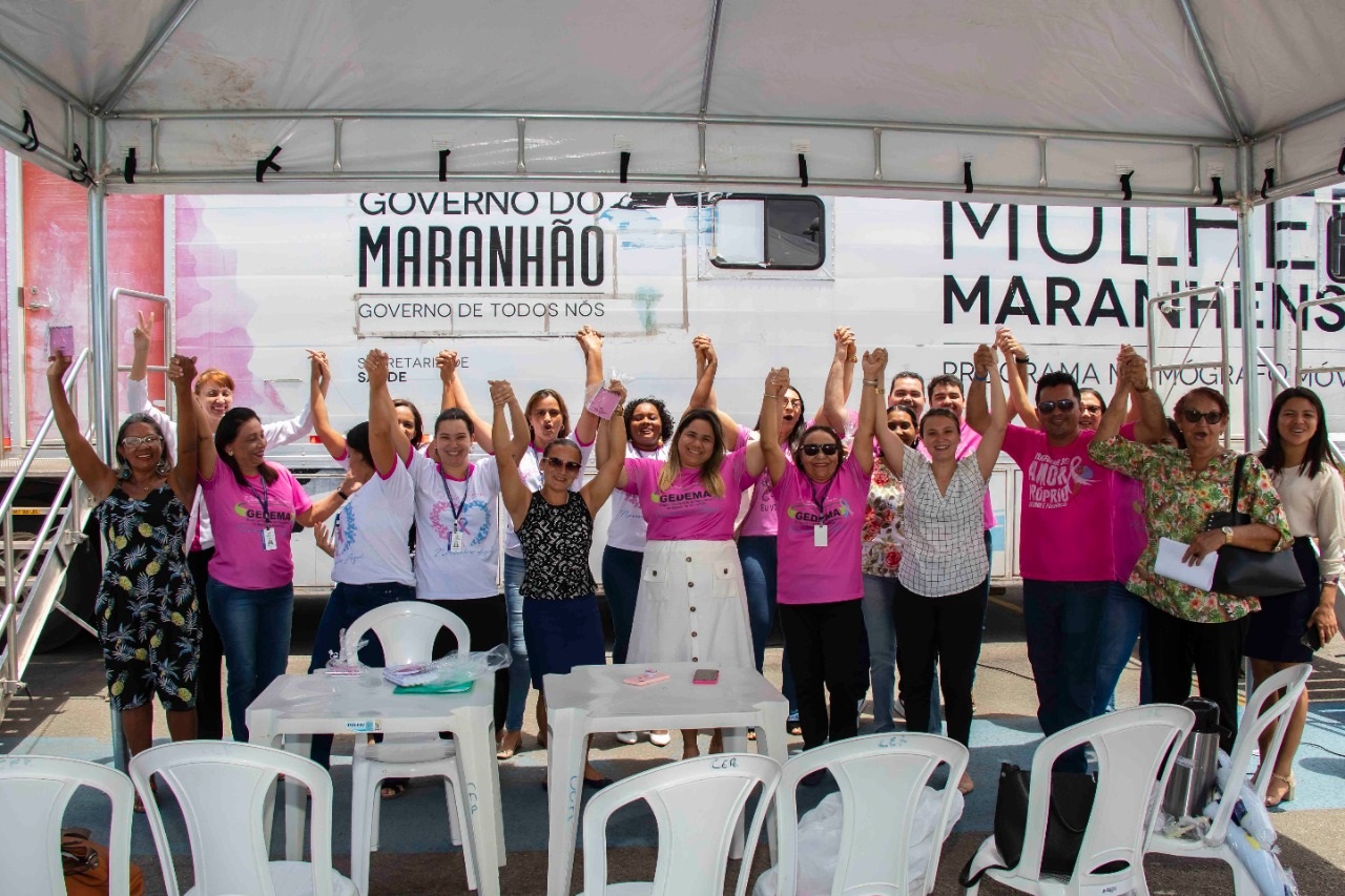 Equipes do setor da Saúde e do Gedema comemoram sucesso da campanha Outubro Rosa da Alema
