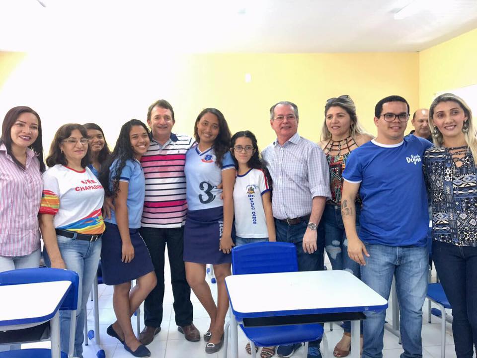 Deputado Levi Pontes participa de inauguração de escola na zona rural de Chapadinha