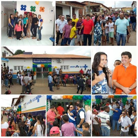 Deputada Ana inaugura unidade de saúde em Santo Antônio dos Lopes