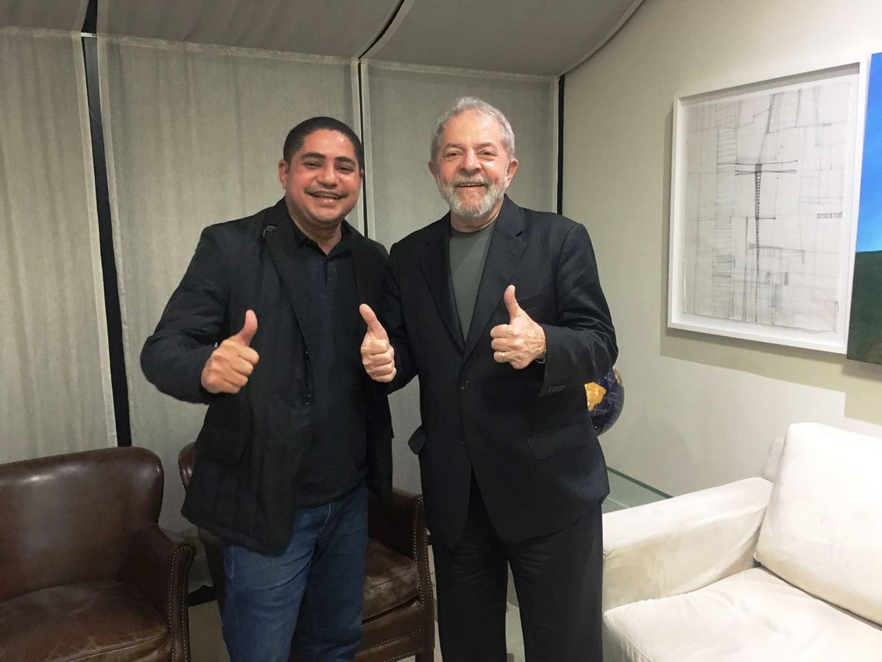 Deputado Zé Inácio é recebido por Lula em São Paulo 