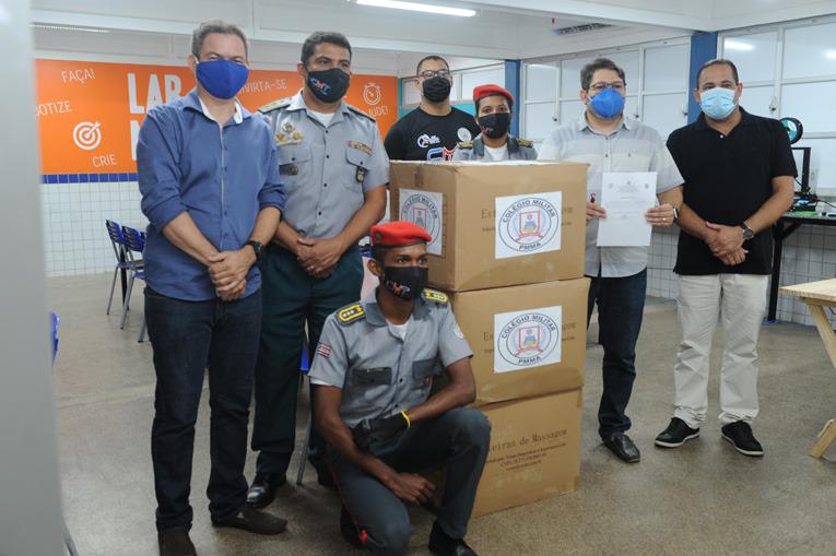 Rafael Leitoa acompanha doação de máscaras de proteção em Timon