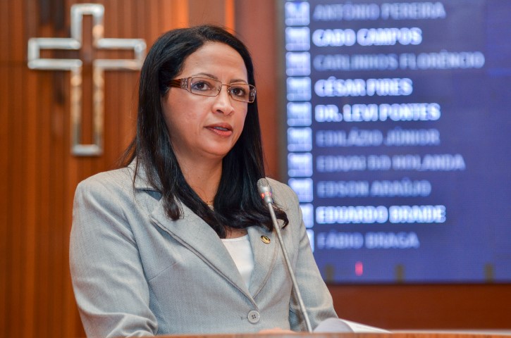 Francisca Primo participação da inauguração de unidade da DPE