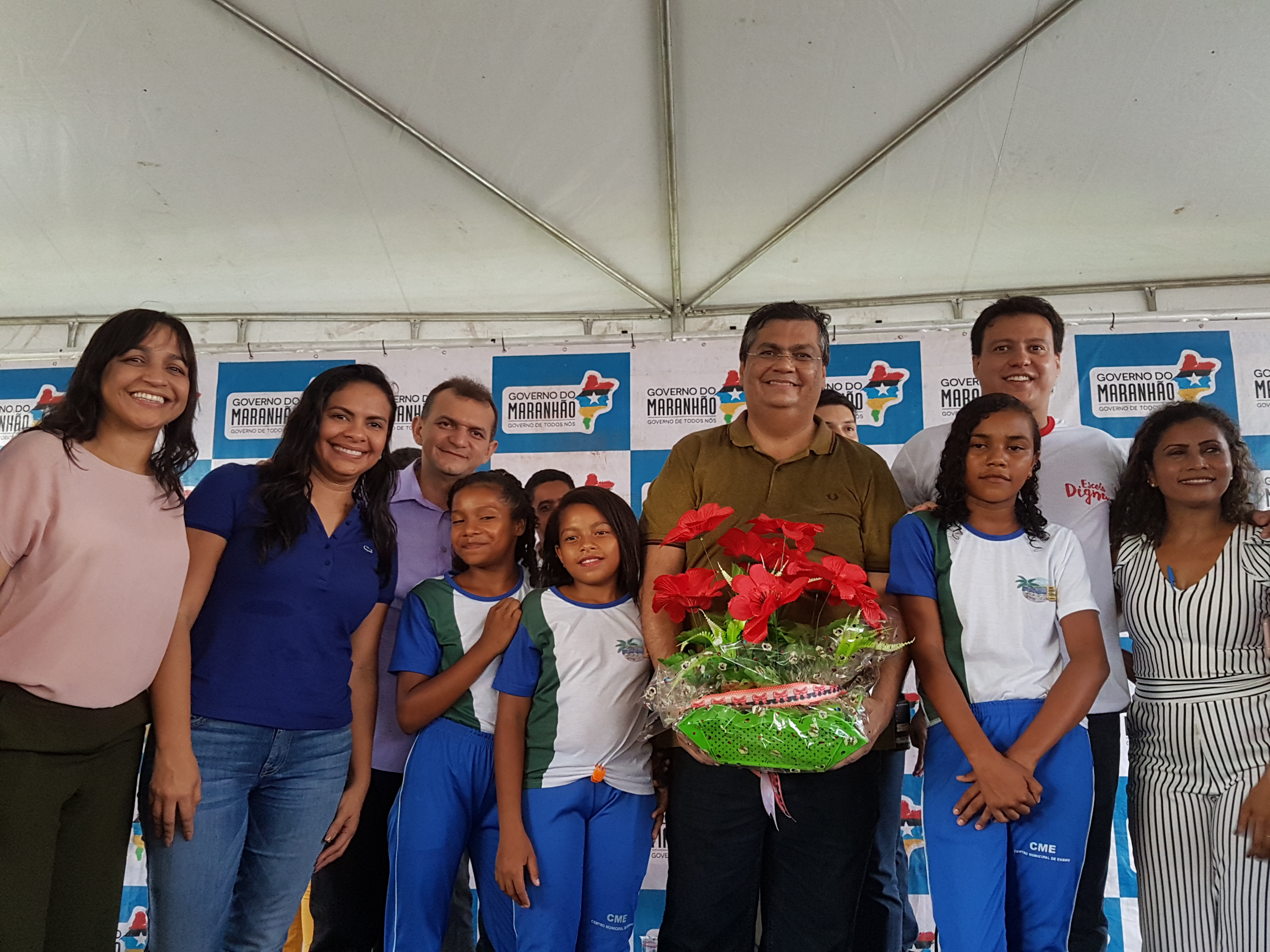 Ana do Gás participa de inaugurações de escolas na Região do Munim